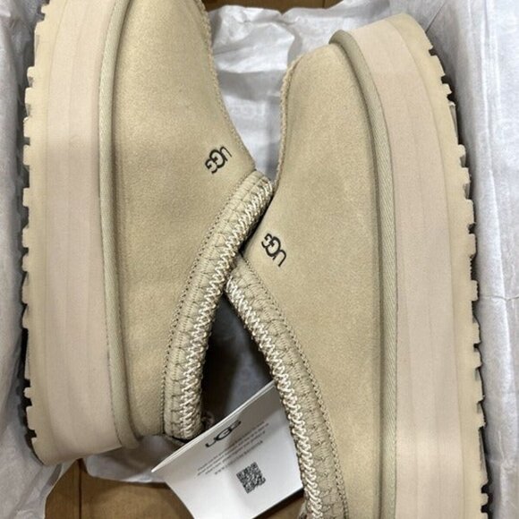 UGG Tasman Slippers Mustard Seed Womens - Picture 2 of 4